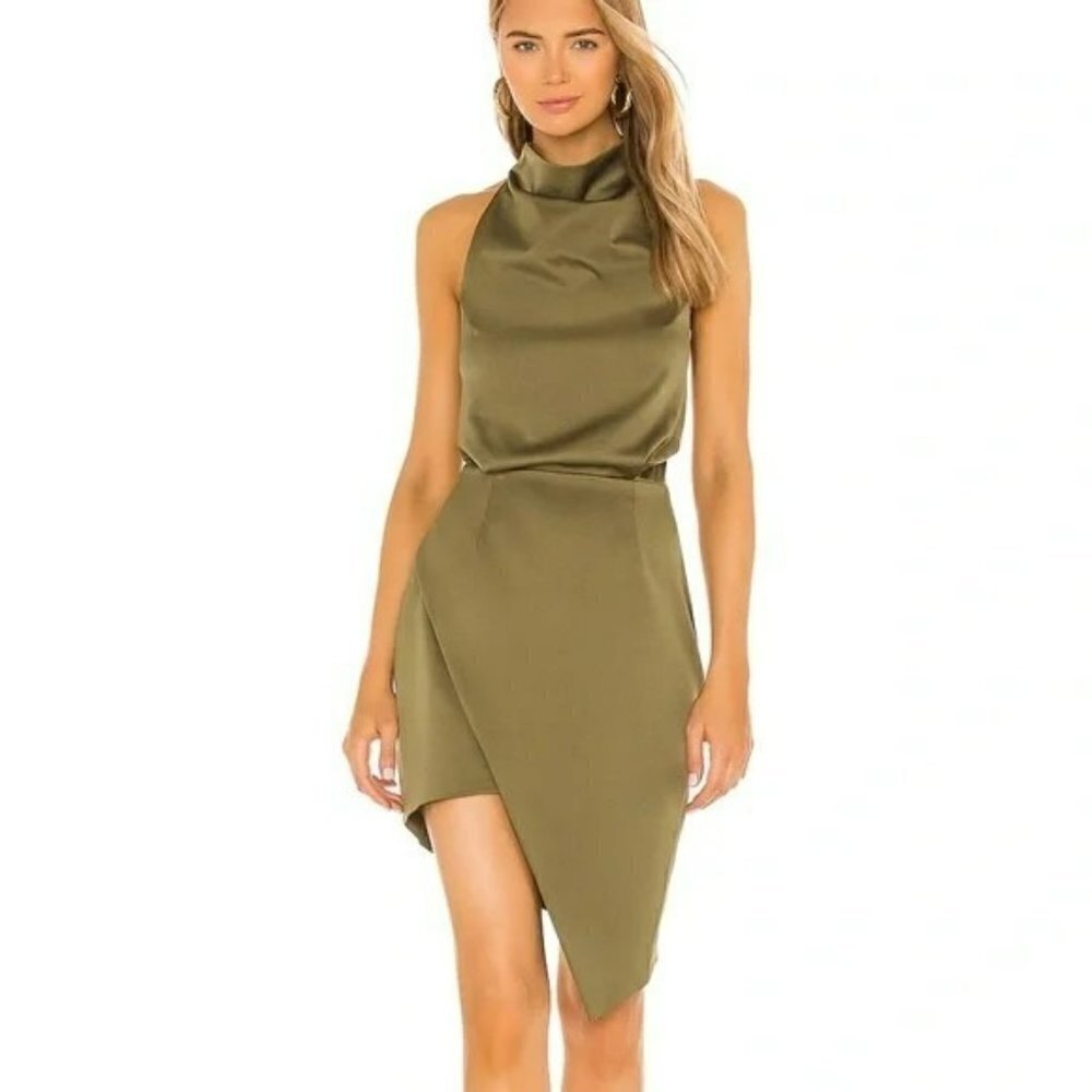 Elliatt x Revolve Camo Dress in Khaki